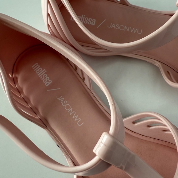 Melissa x Jason Wu Gladiator Sandal Pointy Toe Pink size 8 - Picture 6 of 9